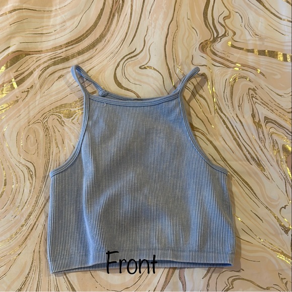 ANWND Tops - Baby blue crop top size s/m